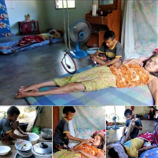 สุดทึ่ง! เด็ก 10 ขวบชาวสุโขทัยยอดกตัญญู เลี้ยงพ่อ-แม่พิการตั้งแต่อนุบาล 1
