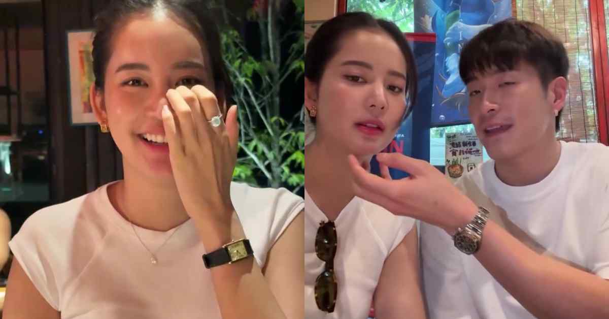 อาเล็ก เซอร์ไพรส์ วันเกิด โบว์ เมลดา สวมเเหวนเพชรขอ เเต่งเเล้ว?