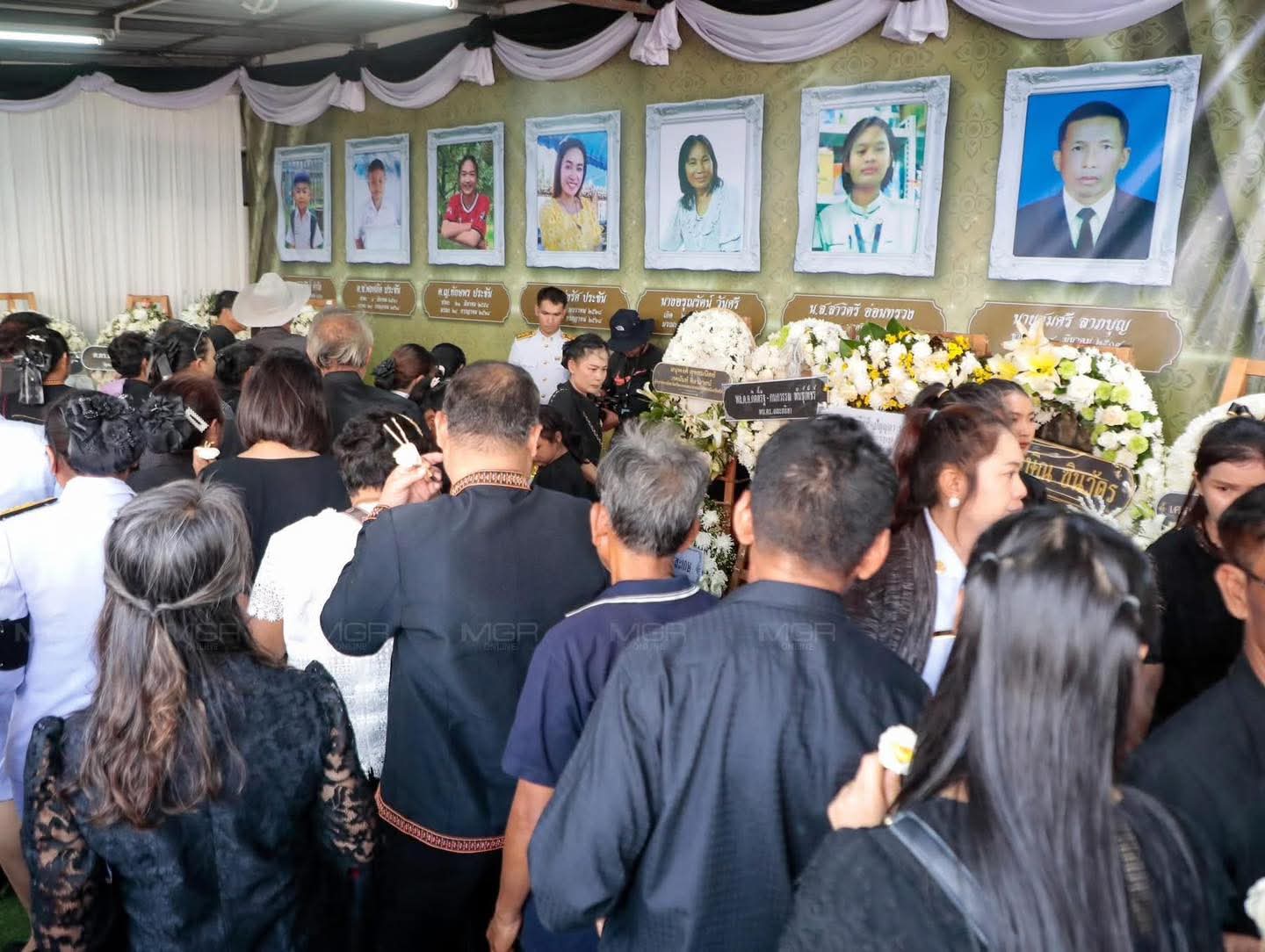พระราชทานเพลิงศพ 7 พลเรือนเสียชีวิตจากสถานการณ์ชายแดนไทย-กัมพูชา