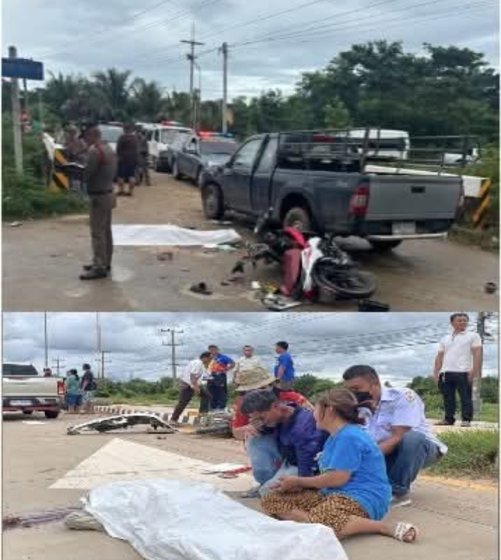 สุดสลด! ลุง วัย 53 ปี ถูกรถบรรทุก 6 ล้อชนเสียชีวิตกลางถนน