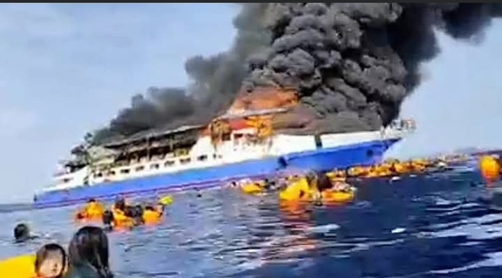 ไฟไหม้เรือโดยสารอินโดฯ มีผู้เสียชีวิตแล้วอย่างน้อย 1 ราย | ข่าวเวิร์คพอยท์ 23